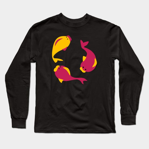 Koi Fish Long Sleeve T-Shirt by schlag.art